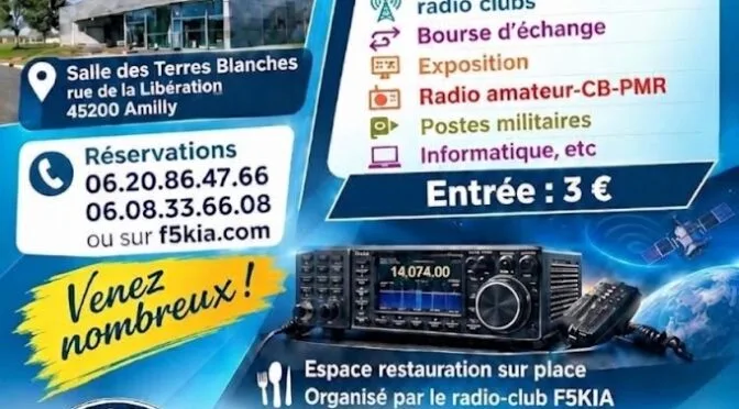 Le Salon Radioamateur du Gâtinais revient pour sa 2ᵉ édition !